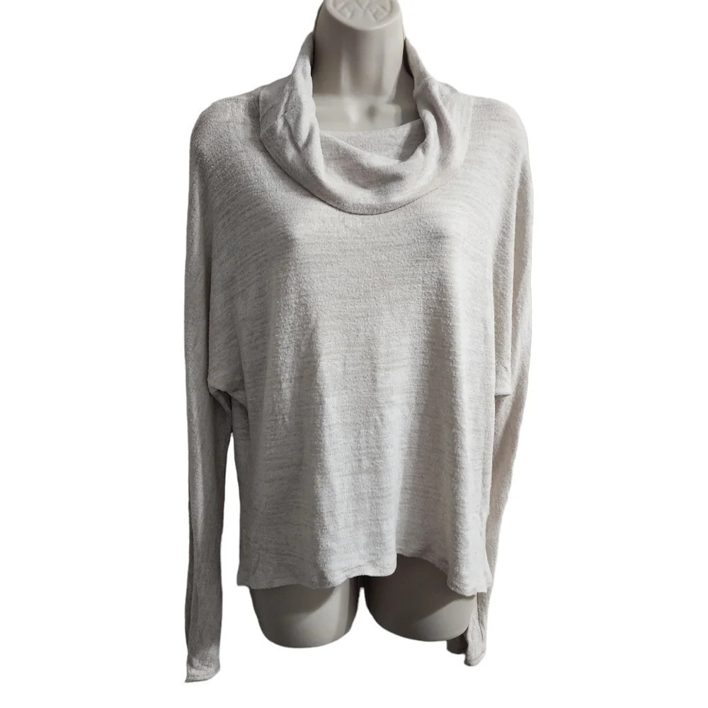 MICHAEL STARS Cream Cowl Neck Long Sleeve